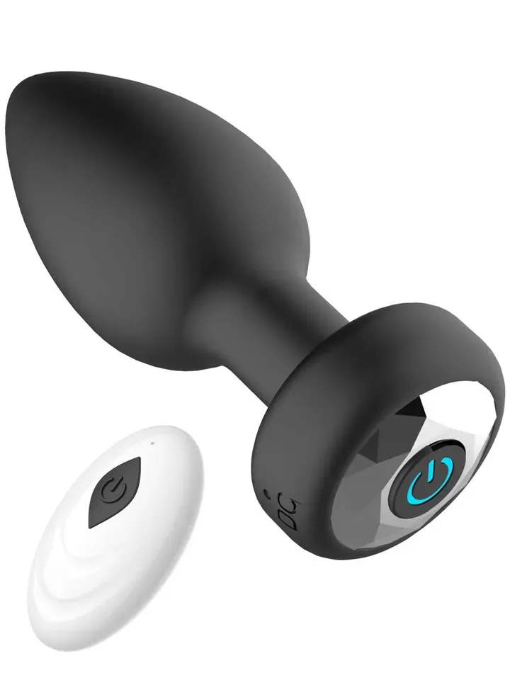 Bild 1 för Vibrating Plug with Stone and Remote Controller