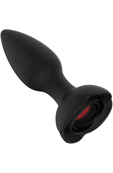 Bild 2 för VIBRATING ROSE BUTTPLUG WITH REMOTE