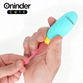 Produktfoto för Vibro-Rotating Silicone Gem Egg With App