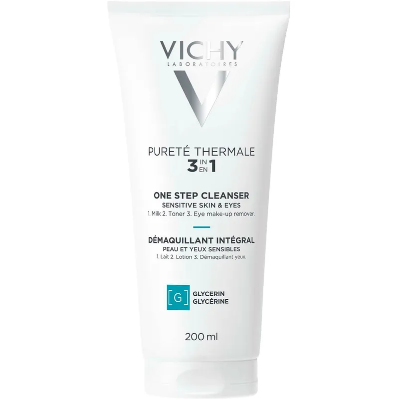 Bild 1 för Vichy Pureté Thermale 3-in-1 One step Cleanser Sensitive Skin 200 ml