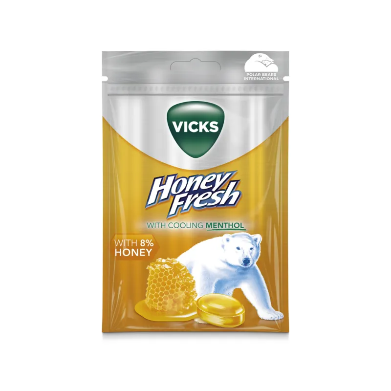 Bild 1 för Vicks Honey Fresh/natural menthol 72g