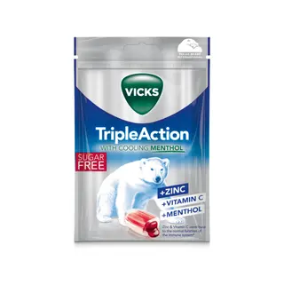 Produktfoto för Vicks Triple Action Sugar Free 72g
