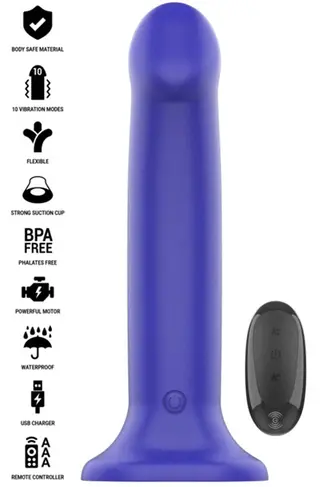 Produktfoto för Victoria Vibrator 10 Modes Remote Control Dildo med vibrator