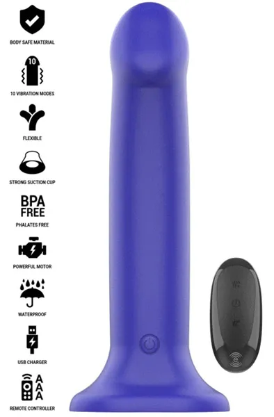 Bild 1 för Victoria Vibrator 10 Modes Remote Control Dildo med vibrator