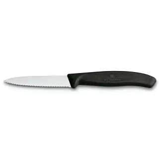 Produktfoto för Victorinox Tandad Skalkniv 8 cm Nylonhandtag Svart