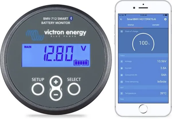 Alternativ bild 0 för Victron Energy BMV-712 Smart BAM03071212000R Batterimätare