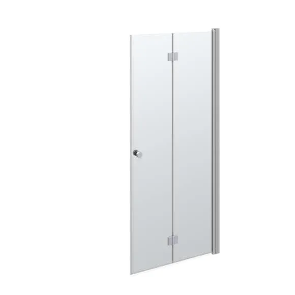 Alternativ bild 0 för Vikdörr 200x87-89cm satin/klar