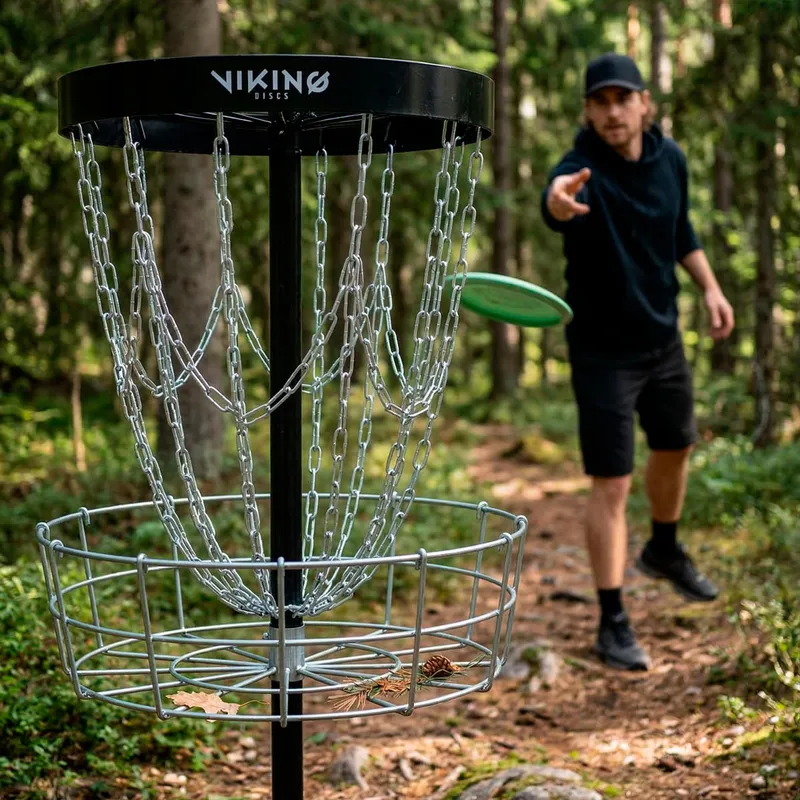 Bild 2 för Viking Discs Battle Basket Pro discgolf korg