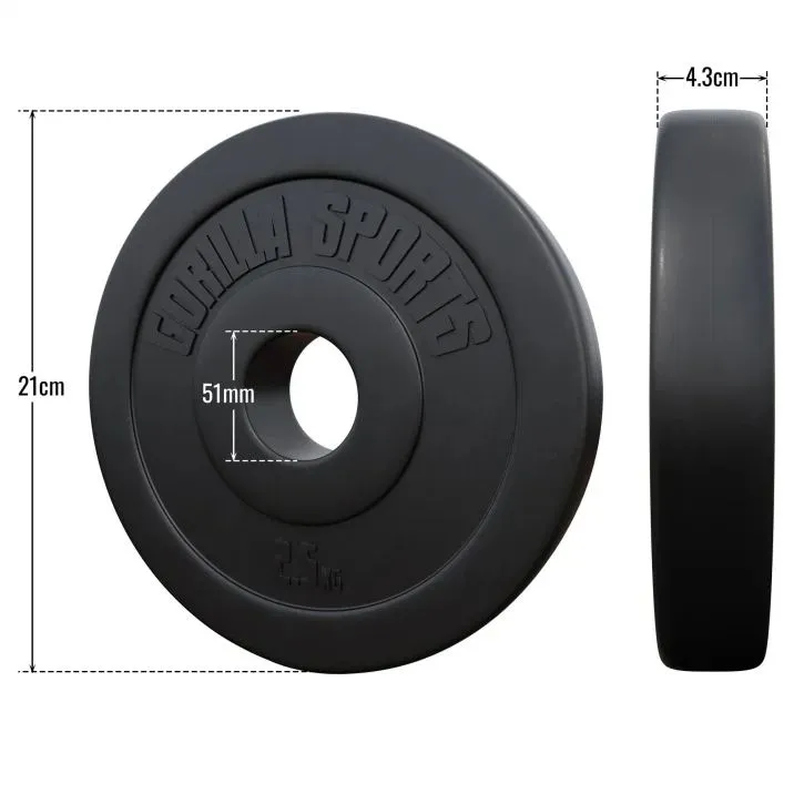 Bild 2 för Viktskivor BASIC 51mm Cement 1,25kg-15kg