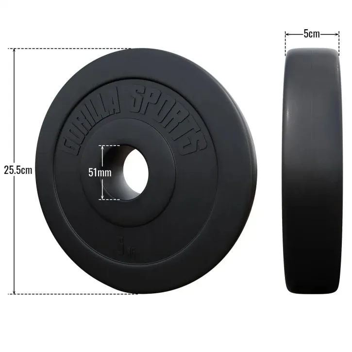Bild 2 för Viktskivor BASIC 51mm Cement 1,25kg-15kg