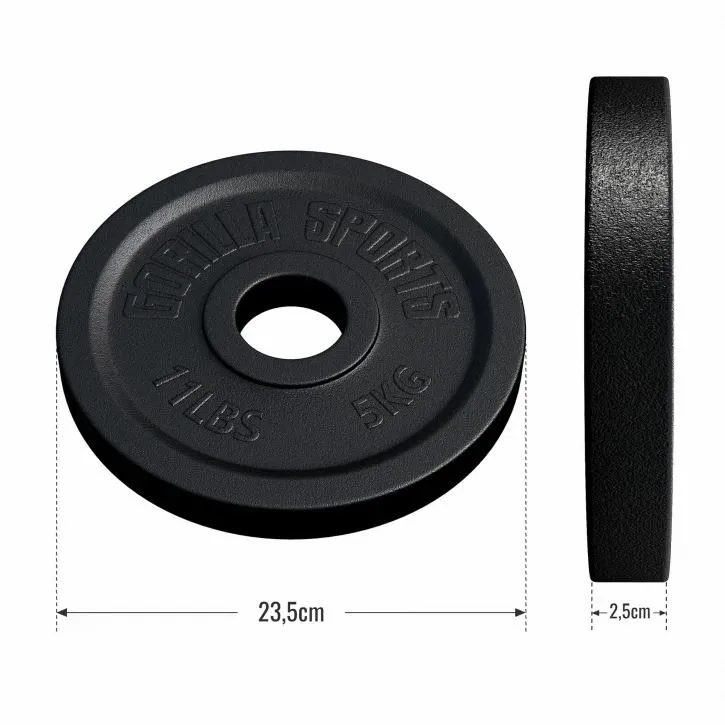 Bild 2 för Viktskivor OLYMPIA 51mm 1,25-25kg