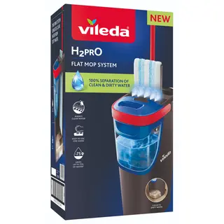 Produktfoto för Vileda 175775 H2PRO Flat Mop Golvrengöring 1 st