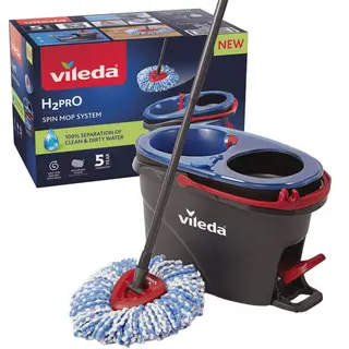 Produktfoto för Vileda 178333 H2PRO Spin Mop Golvrengöring 1 st