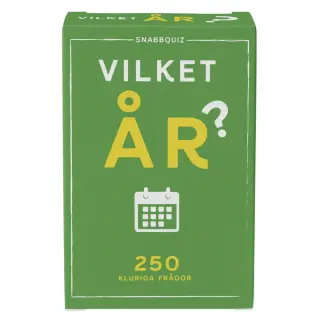 Produktfoto för Vilket år? 250 kluriga frågor