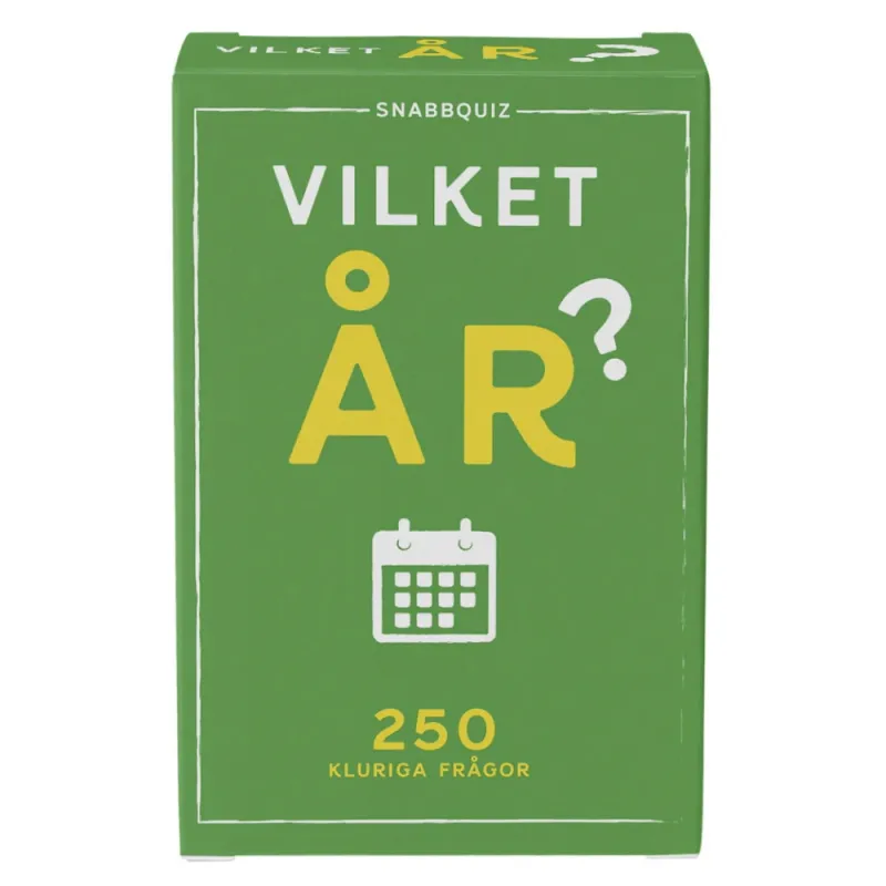 Bild 1 för Vilket år? 250 kluriga frågor