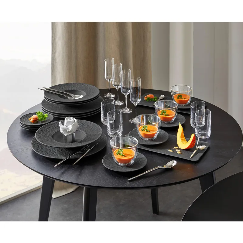 Bild 2 för Villeroy & Boch - Manufacture Rock Serveringsfat 35x18 cm Svart