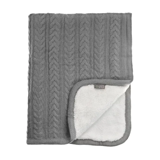 Alternativ bild 0 för Vinter&Bloom filt Cuddly, dove grey