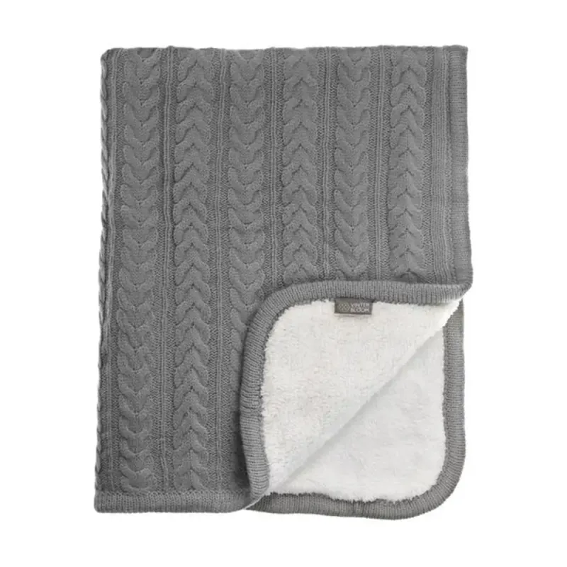 Alternativ bild 0 för Vinter&Bloom filt Cuddly, dove grey