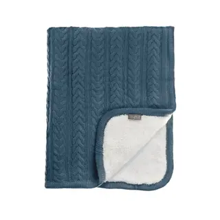 Produktfoto för Vinter&Bloom filt Cuddly, storm blue