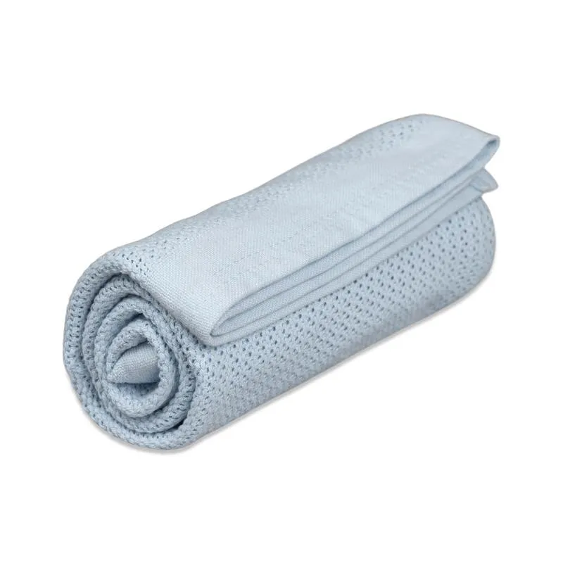 Bild 1 för Vinter & Bloom Filt Soft Grid True Blue 100x75 cm
