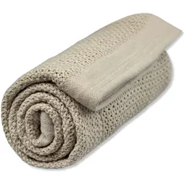 Produktfoto för Vinter & Bloom Soft Grid Eko Gallerfilt (Pebble Greige)
