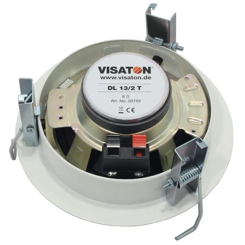 Bild 2 för Visaton VS-DL13/2T, 2-vägs, 1.0 kanaler, 30 W, 100 - 20000 hz, 8 O, Vit