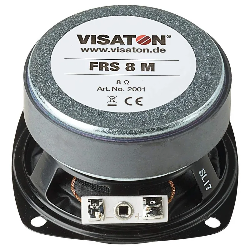 Bild 2 för Visaton VS-FRS8M, 30 W, 50 W, 8 O, 100 – 20000 Hz, Svart, 500 g