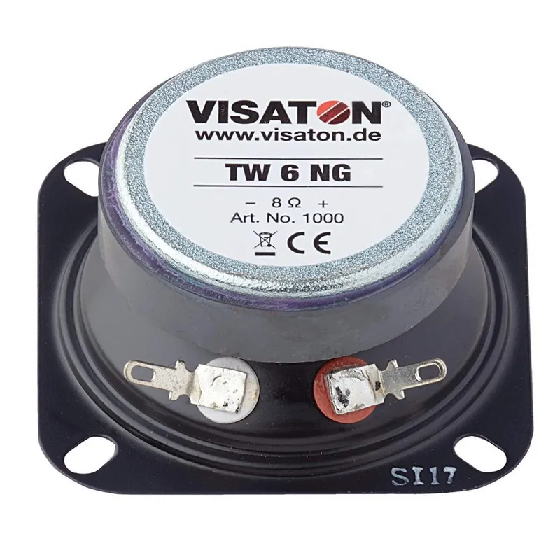 Bild 2 för Visaton VS-TW6NG/8, Kabel, 60 W, 1000 - 30000 hz, 8 O, Svart