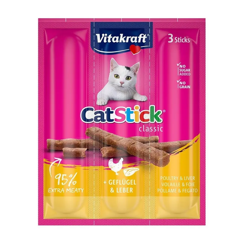 Alternativ bild 0 för Vitakraft Cat Stick® med kyckling/lever