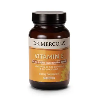 Produktfoto för Vitamin E med tokoferoler och tokotrienoler (90 kapslar)