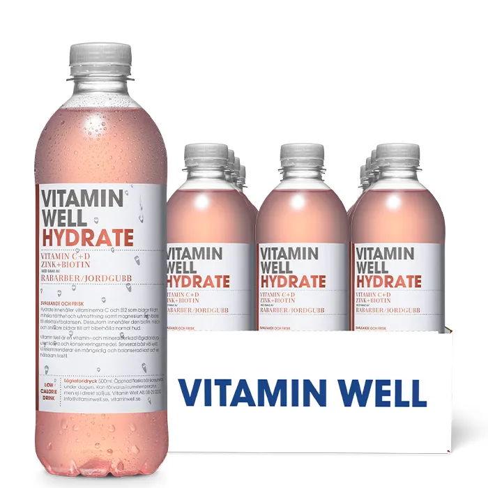 Alternativ bild 0 för Vitamin Well Hydrate 12st x 50cl