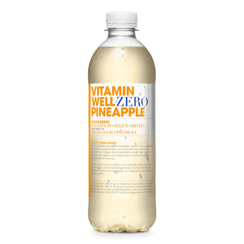 Bild 2 för Vitamin Well Sockerfri Pineapple 500 ml