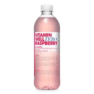 Produktfoto för Vitamin Well Sockerfri Raspberry 500 ml