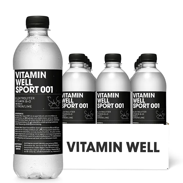 Alternativ bild 0 för Vitamin Well Sport 001 50cl x 12st