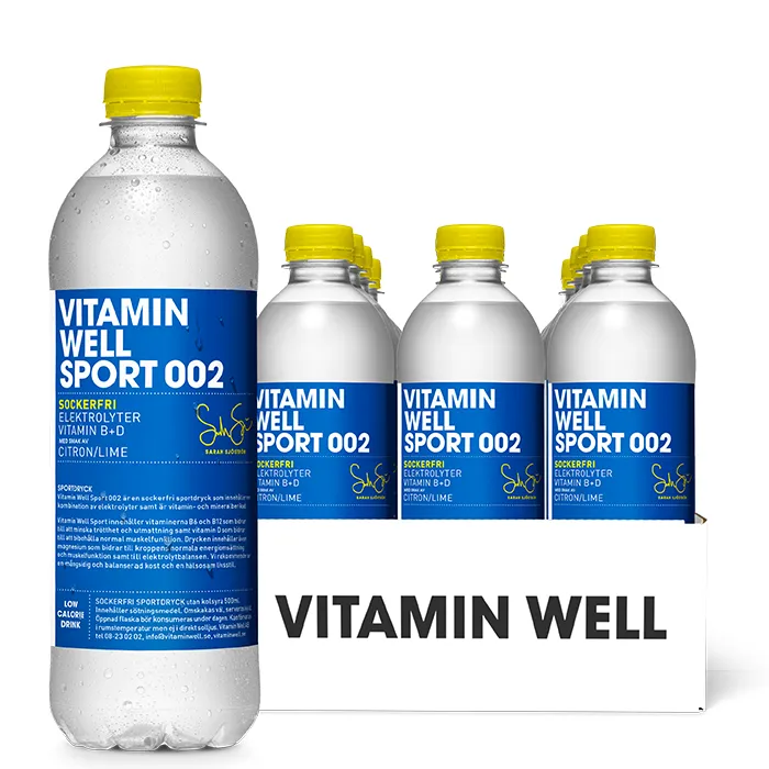 Alternativ bild 0 för Vitamin Well Sport 002 50cl x 12st
