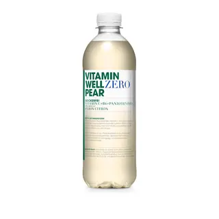 Produktfoto för Vitamin Well Zero Päron 500 ml