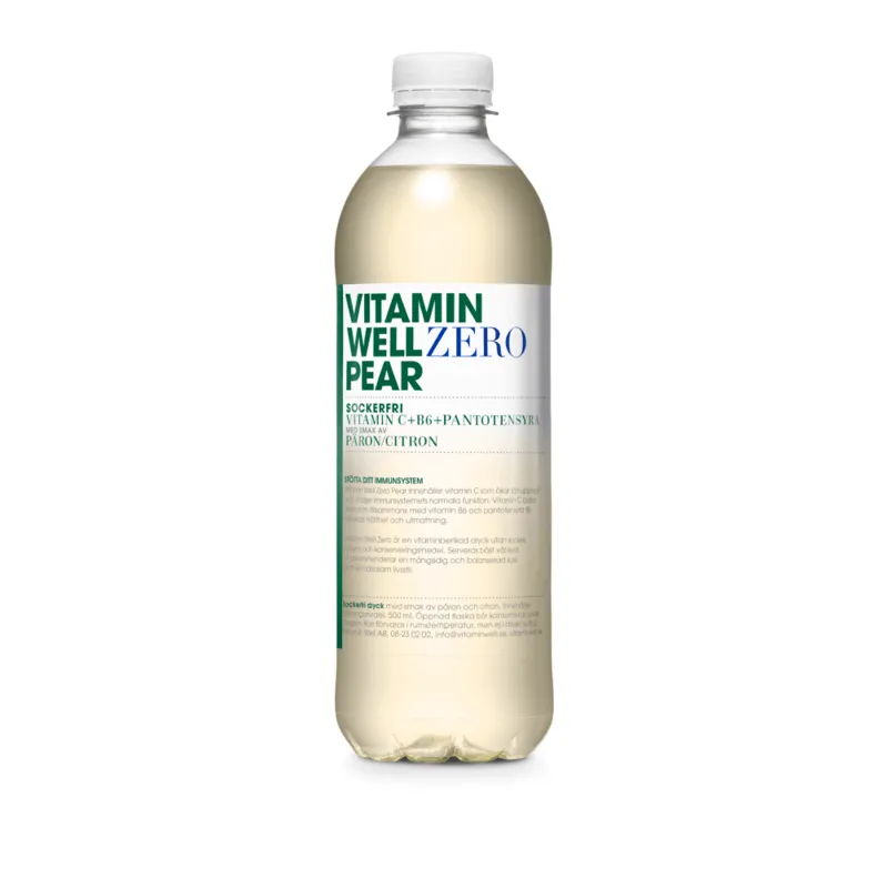 Bild 1 för Vitamin Well Zero Päron 500 ml