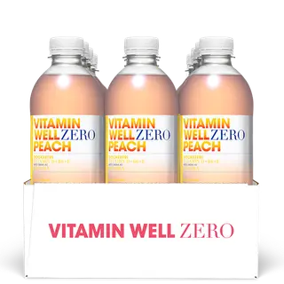Produktfoto för Vitamin Well Zero Peach 50cl x12st