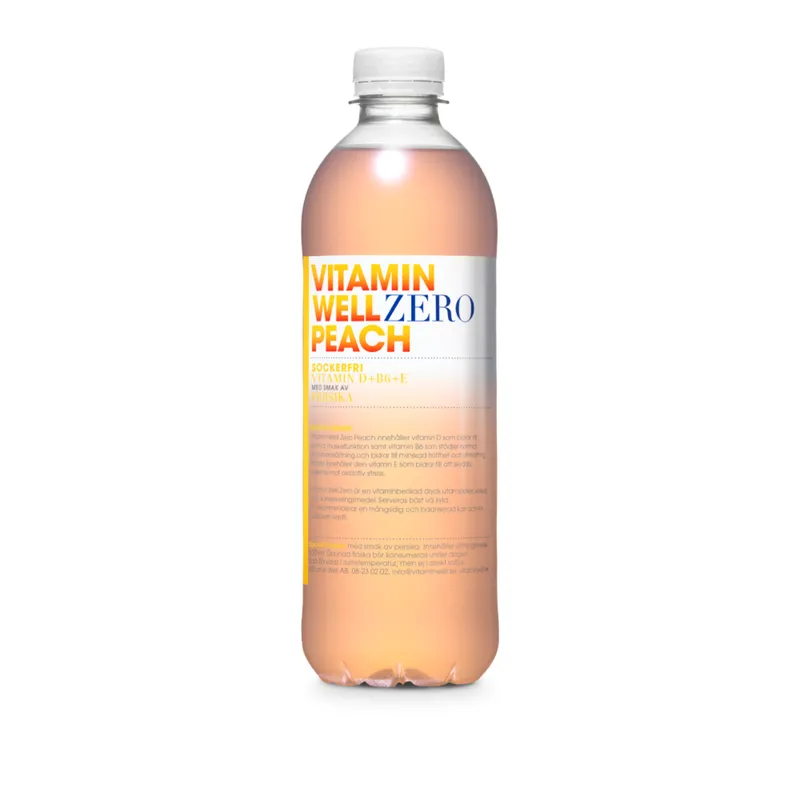 Bild 2 för Vitamin Well Zero Persika 500 ml