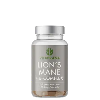 Produktfoto för Vitaprana Lion´s Mane + B Complex 50pcs