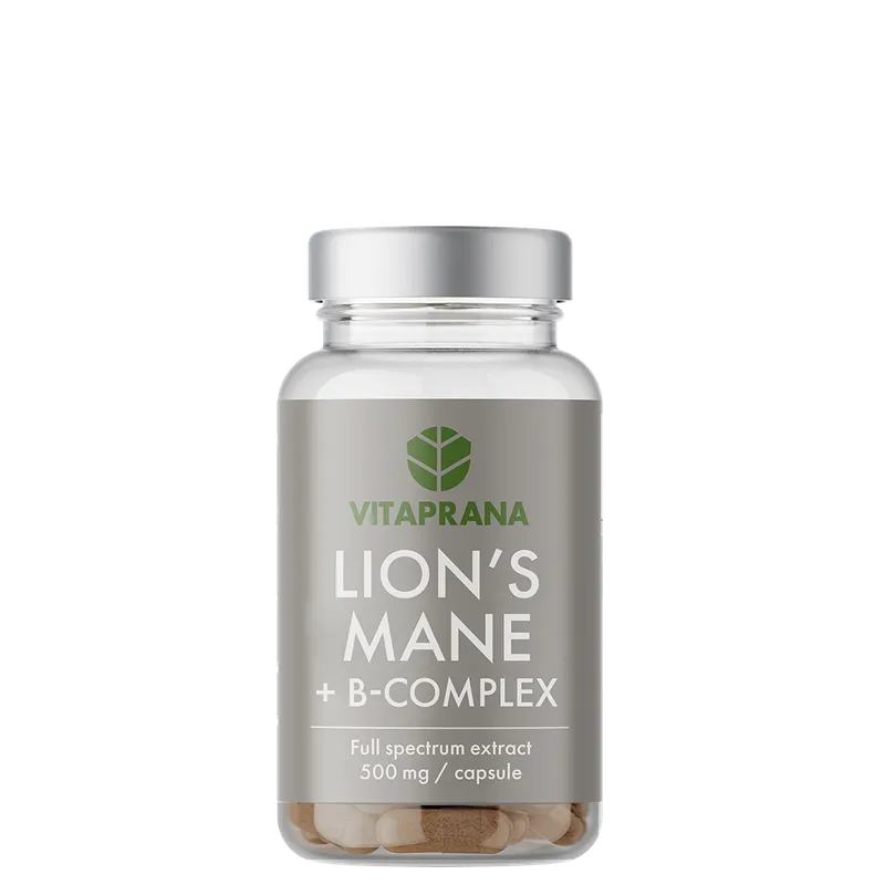 Alternativ bild 0 för Vitaprana Lion´s Mane + B Complex 50pcs