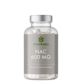 Produktfoto för Vitaprana NAC, 600 mg 100 kapslar
