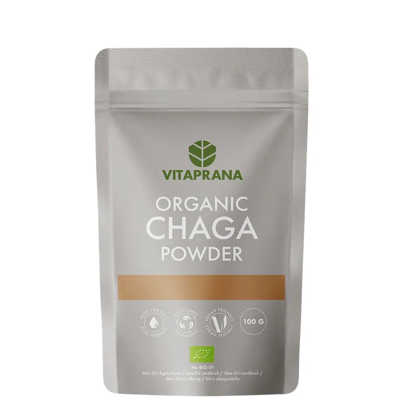 Alternativ bild 0 för Vitaprana Organic Chaga Powder 100g