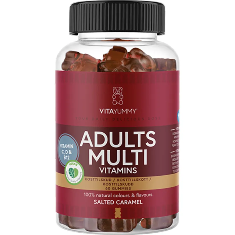 Bild 1 för VitaYummy Adults Multi Vitamins Salted Caramel 60 gummies