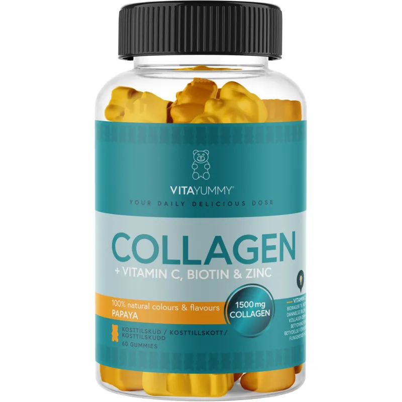 Bild 1 för VitaYummy Collagen Papaya 60 gummies