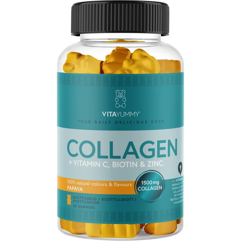 Bild 2 för VitaYummy Collagen Papaya 60 gummies