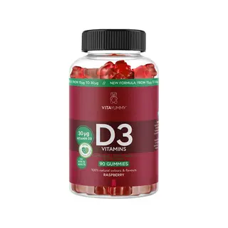 Produktfoto för VitaYummy D3 Raspberry 90 gummies