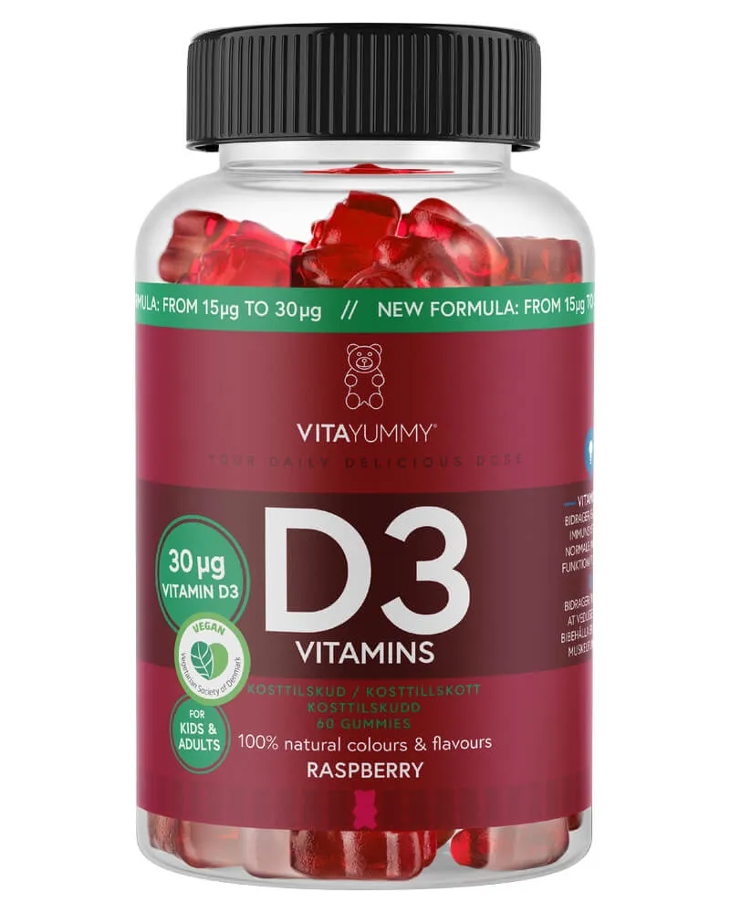 Bild 1 för VitaYummy D3 Vitamins (U)   60 stk.