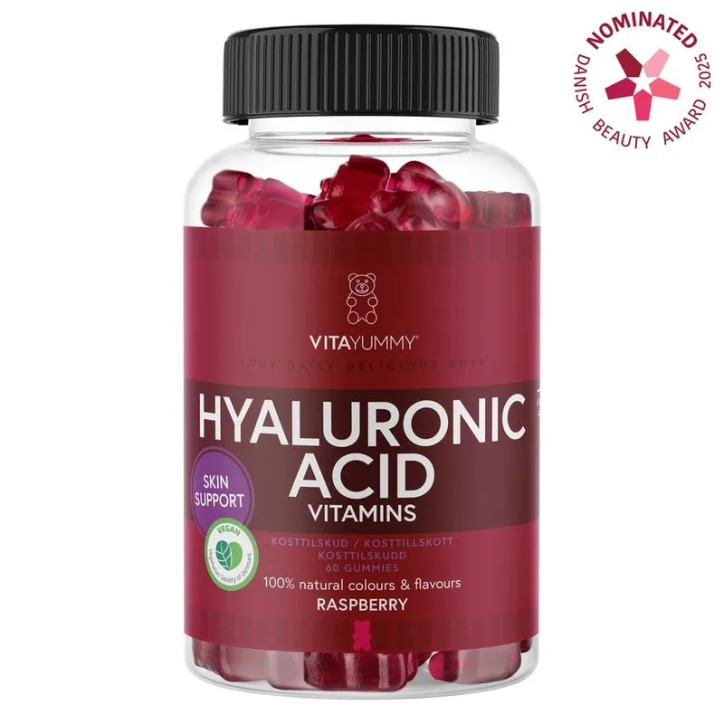 Bild 2 för VitaYummy Hyaluronic Acid Vitamins Raspberry 60 gummies