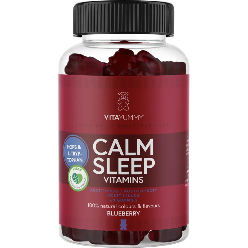 Bild 1 för VitaYummy Sleep support Blueberry 60 gummies